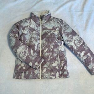 The North Face reversable mossbud swirl jacket